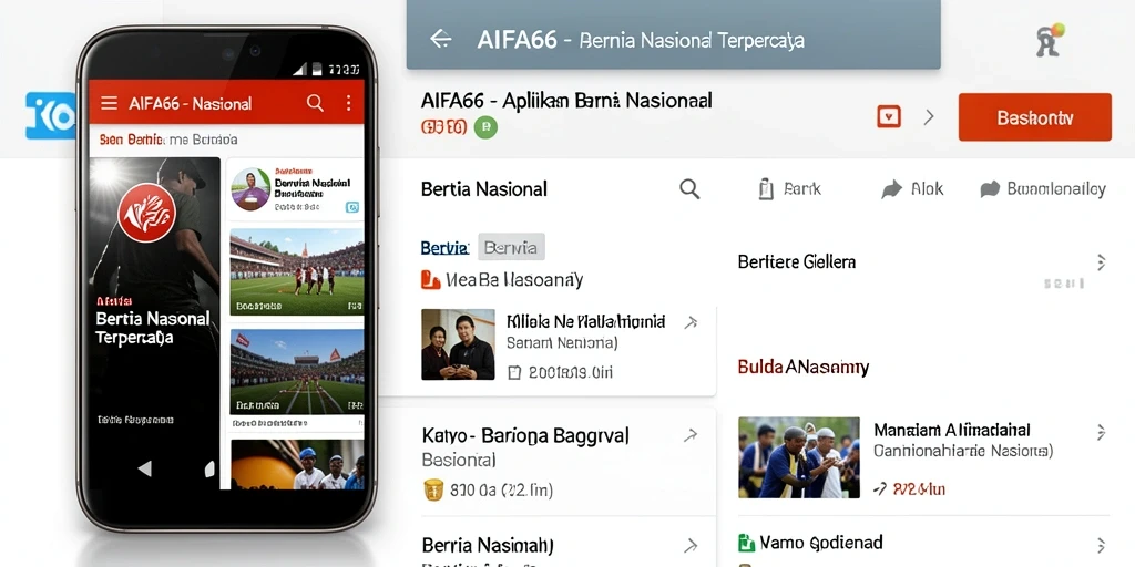 Tampilan antarmuka AIFA66 untuk berita nasional yang menarik.