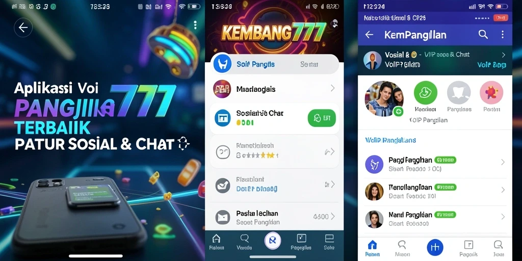 Antarmuka KEMBANG777 yang ramah pengguna untuk VoIP Panggilan.