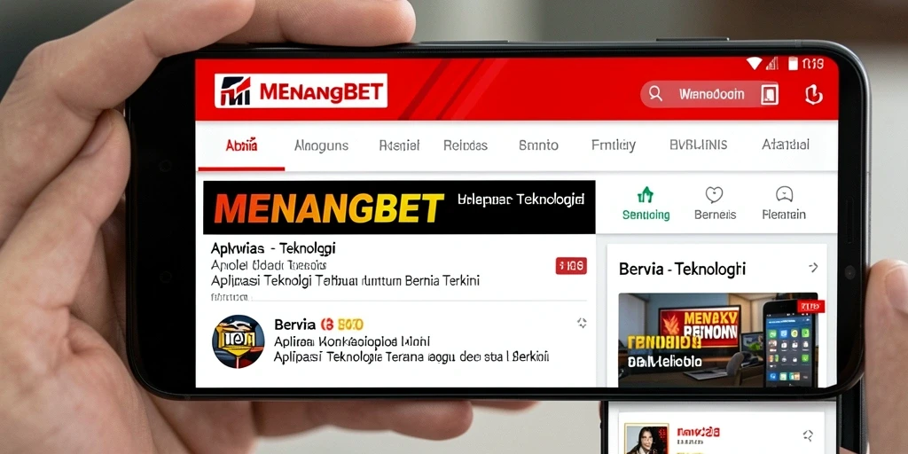Antarmuka MENANGBET yang modern dan menarik bagi pengguna.