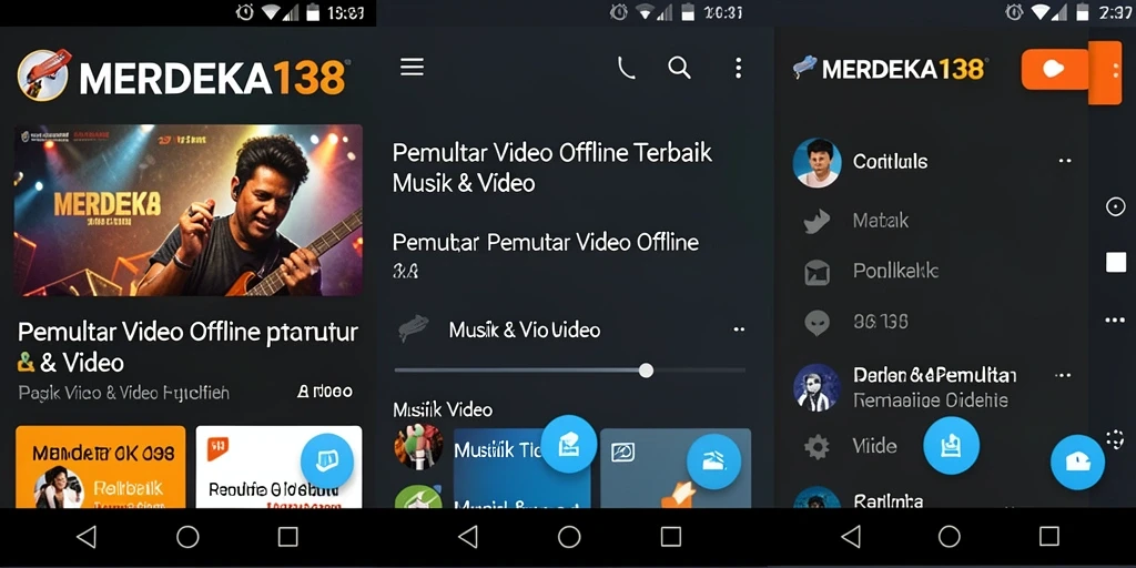 Tampilan antarmuka MERDEKA138 yang sederhana dan fungsional.
