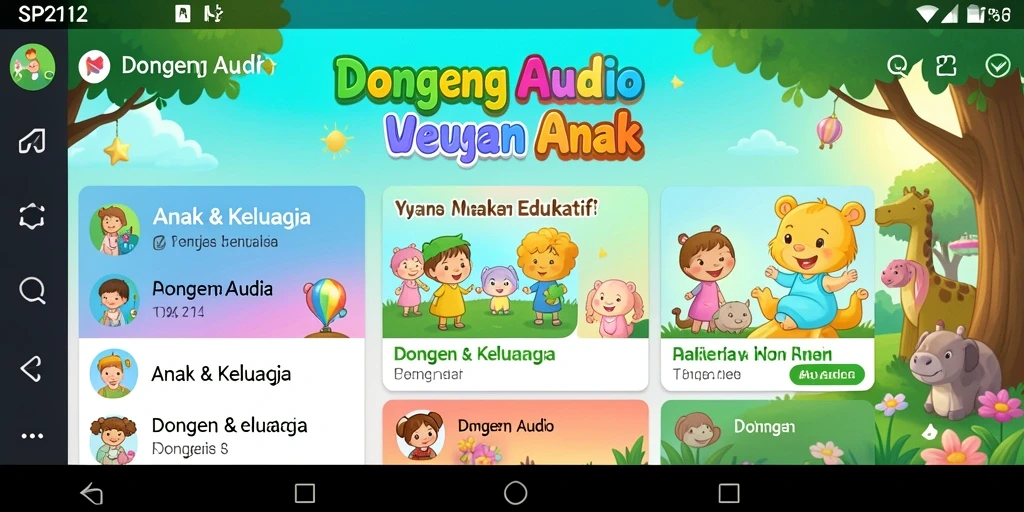 Tampilan antarmuka SP212 yang menarik dan mudah digunakan.