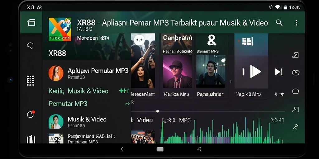 Tampilan antarmuka XR88 yang ramah pengguna dan fungsional.