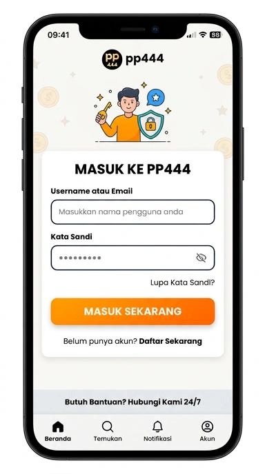 Masuk Akun pp444: Cara Login untuk Pengguna Android